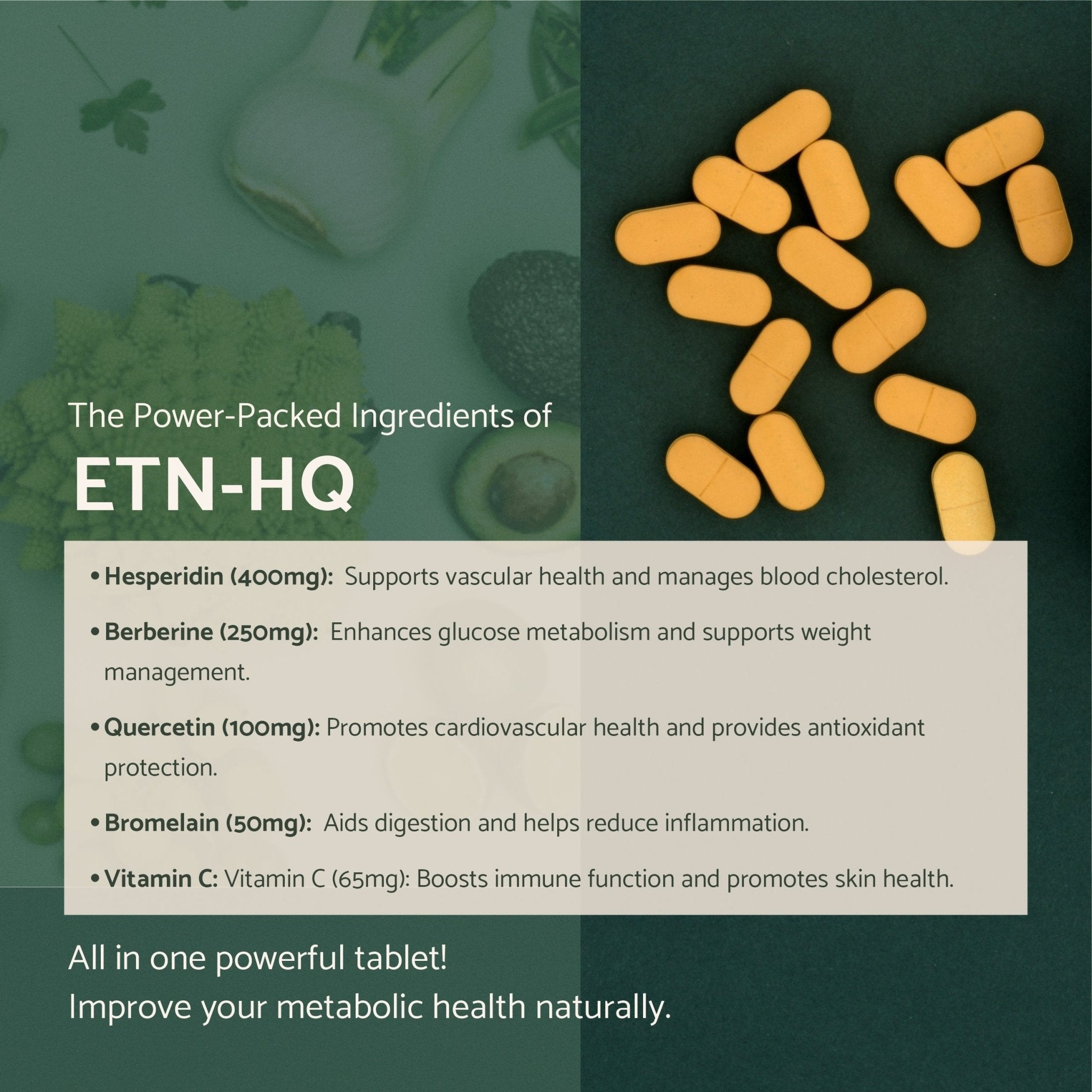 ETN HQ AMPK Metabolic Activator Supplement – Supports Energy, Cellular Health &amp; Metabolic Function - Earth Treasure Nutrition